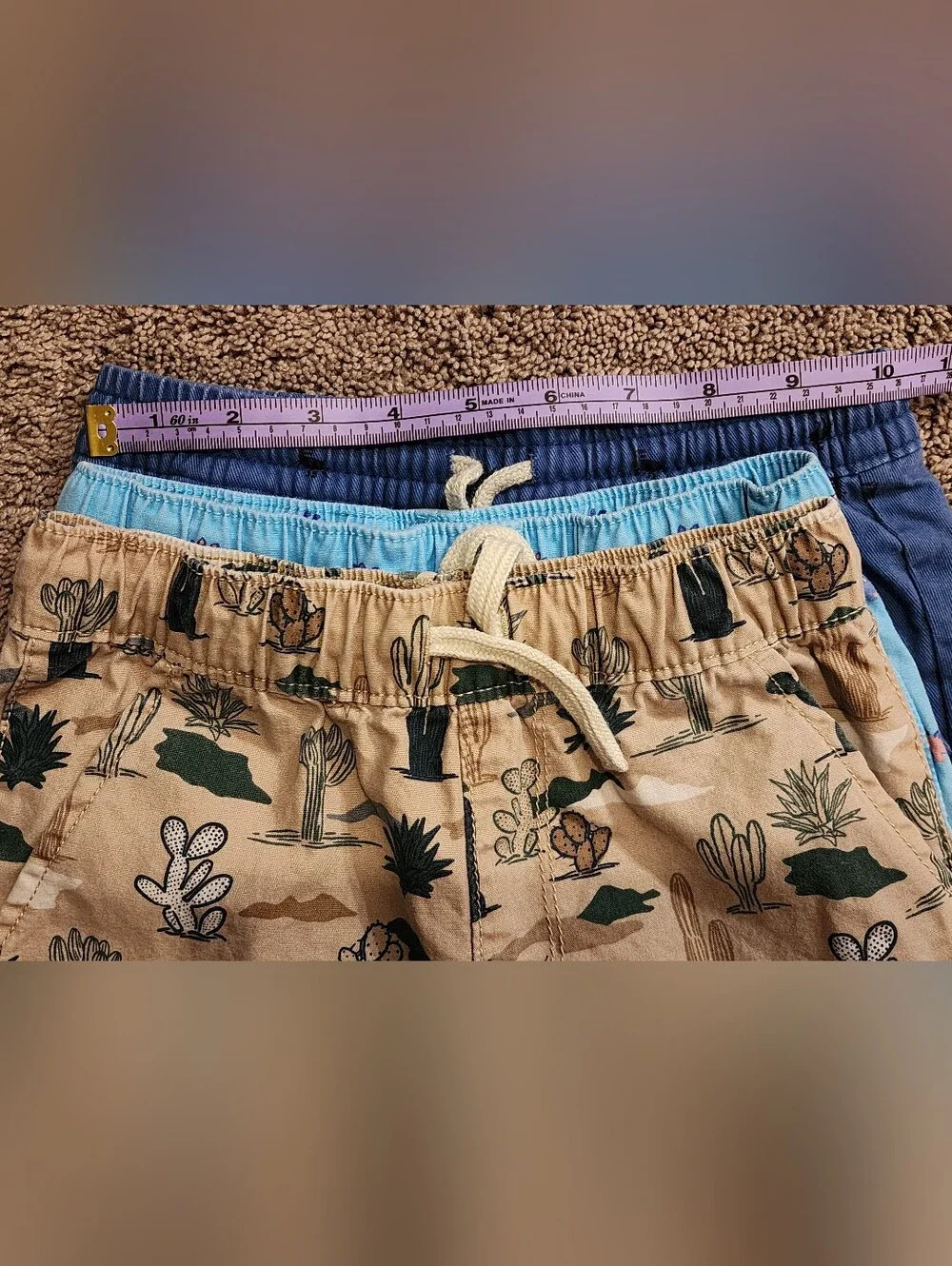 Boys Shorts Size 5T, Children's Place (2 Pairs) & Old Navy (1 Pair), Drawstring